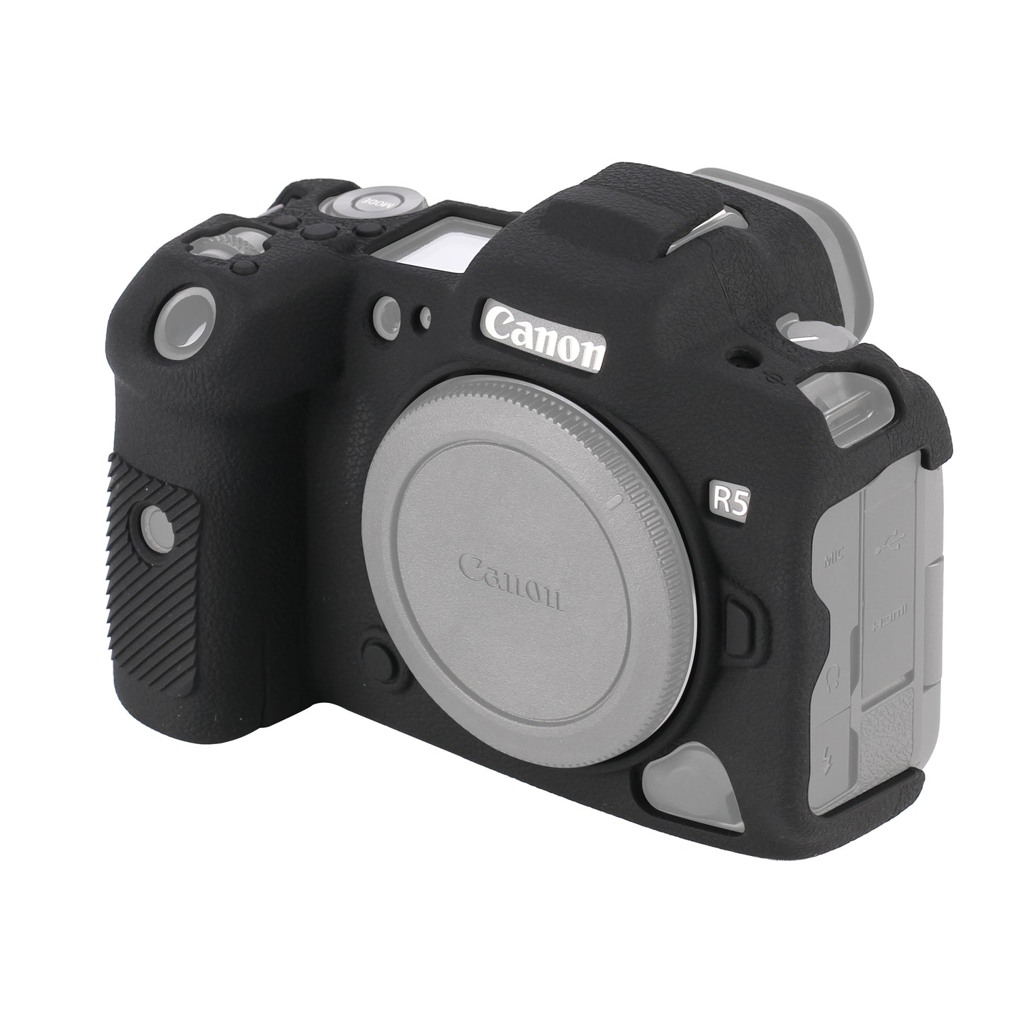 STSEETOP Canon EOS R5 Case-Protective Silicone DSLR Skin Cover
