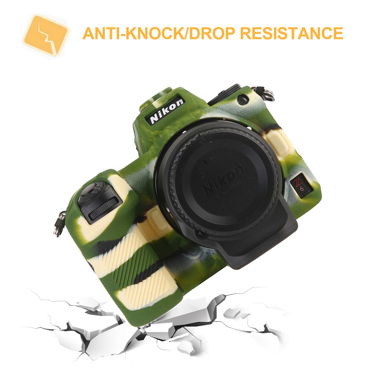 STSEETOP Nikon Z6 Z7 Case-Protective Silicone DSLR Skin Cover